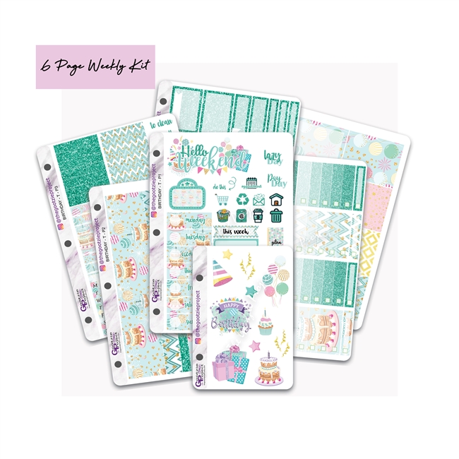 Teal Birthday EC Weekly