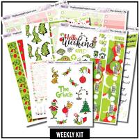 The Grinch Happy Planner Weekly