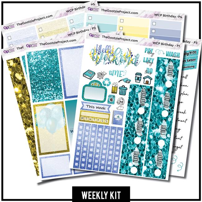 WCP Birthday Happy Planner Weekly