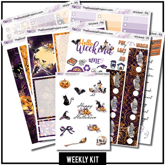 Wicked Witch Happy Planner Weekly