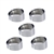 3" Stainless Steel Short Radius 15 Degree Bend - 5 Pack