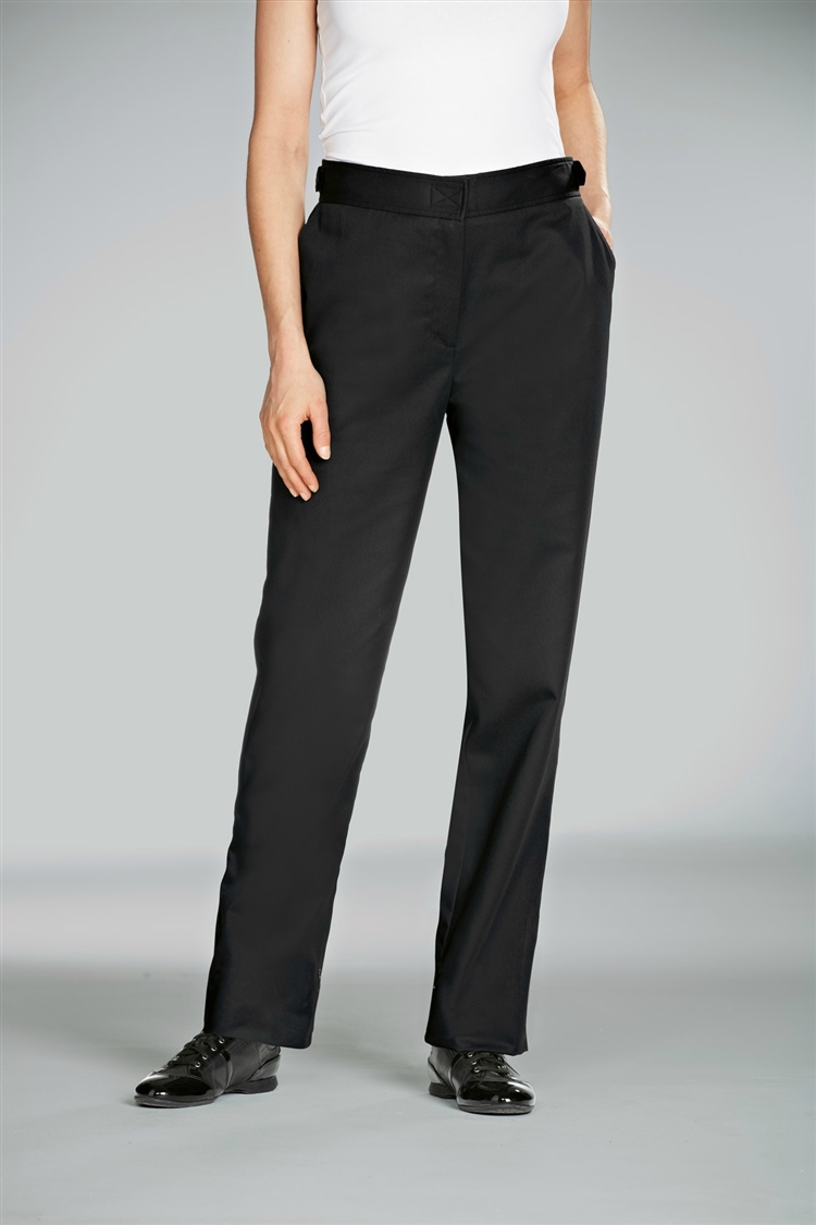 Apui women fitted Chef Pant in solid black