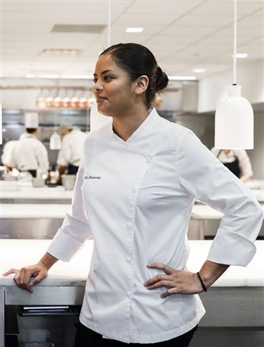 Julia Womens Chef Jacket white