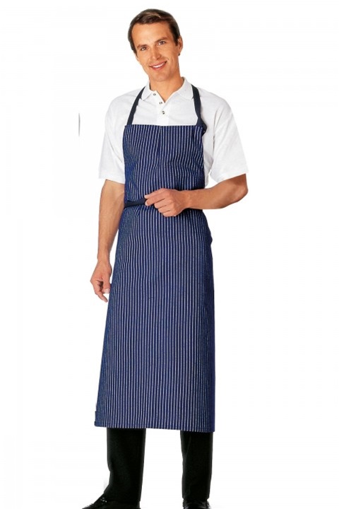 Travail apron blue stripe