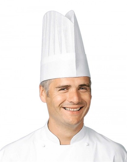 Disposable Chef Toques - 10 inch height