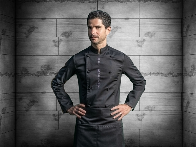 Dream HYBRID WEAR double breasted Executive Chef jacket black