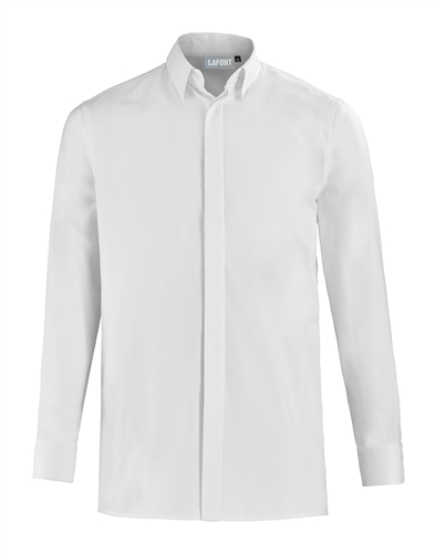 Monceau men's shirt  white 49% cotton, 52% polyester