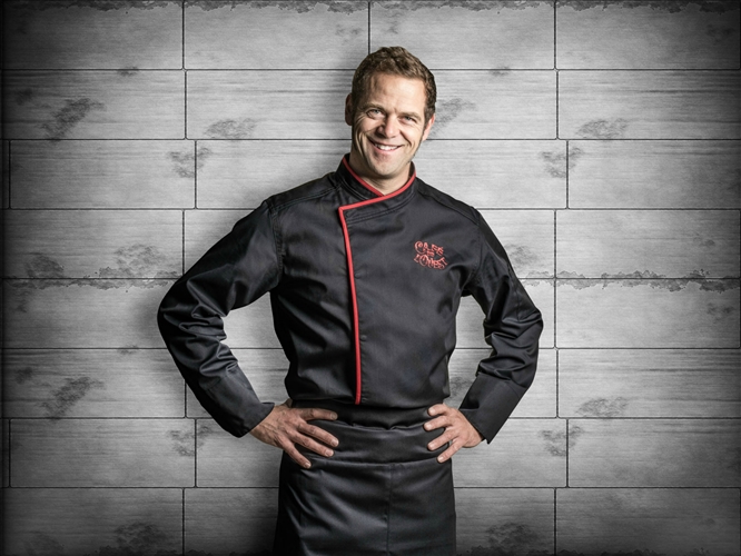 Murano classic Chef jacket black long or short sleeves