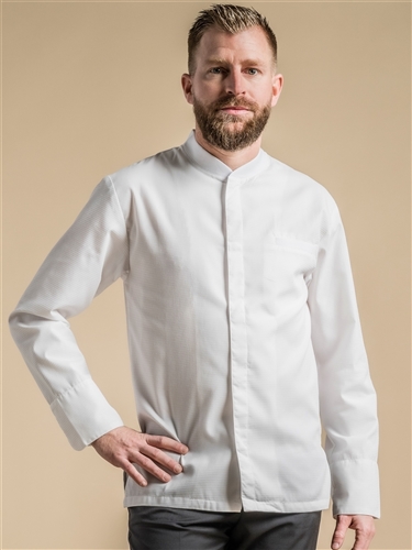 Time classic Chef jacket white honeycomb weave