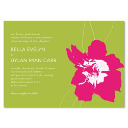 Destination Wedding Invitations ~ Inspired Hibiscus