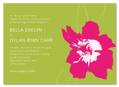 Destination Wedding Invitations | Inspired Hibiscus