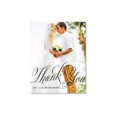 Photo Thank You Card | Adornment (100% recycled paper)