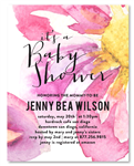 Baby Shower Invitations - Amazing Blooms