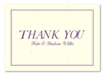 Antique Lettering Seeded Paper Thank you cards