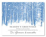 Aspen Forest business holiday cards on seeded paper by Green Business Print