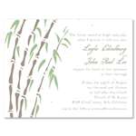 Seeded Paper Invitations ~ Peaceful Bamboo by ForeverFiances Weddings
