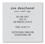 Seeded Paper Business Cards | Dotted Border
