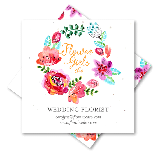Floral Business Cards | Flower Girls