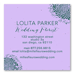 Unique Business Cards | Lolita (seeded paper)