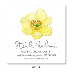 Seeded Flower Business Cards | Primrose