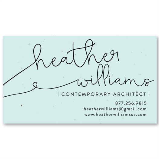 Contemporary Business Cards | Contemporary Architect
