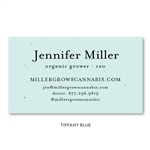 Seeded paper Business Cards | Organic Class
