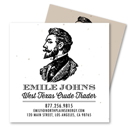 Professional Trader Business Cards on seeded paper