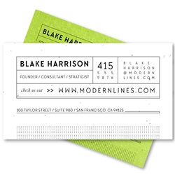 Modern Business Cards | Urban Lines