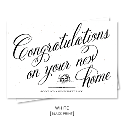 Real Estate Realtor New Home Congratulations | New Home by Green Business Print