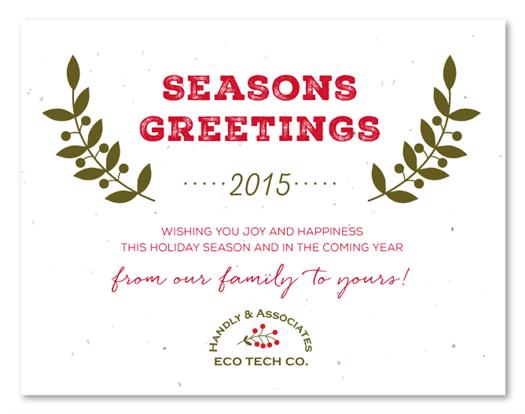 Company Christmas Cards | Berry Branches