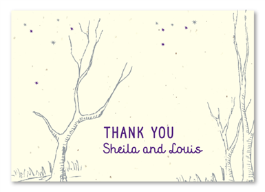 Thank You Notes You Can Grow ~ Big Sur by ForeverFiances Weddings (Dr. Seuss)