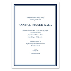 Black Tie Gala Invitations - Biltmore (100% recycled)