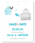 Plantable Save the Date Cards ~ Birds in Love