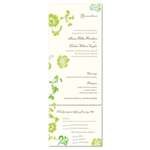 Recycled Paper Invitations ~ Botanical Playground (100% recycled paper)