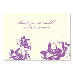 Seeded Paper Thank you cards ~ Bougie Flowers