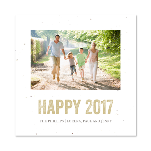 Holiday Photo Square Cards Seeded Paper | Bright Times (100% recycled paper)