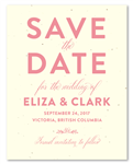 Plantable Save the Date ~ Bright and Bold