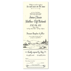 Natural Wedding Invitations - By the Little Brook