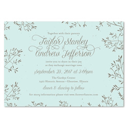 Tree Branch Wedding Invitations | Charming Foliage