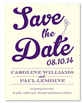 Unique Save the Date ~ Cheery Type (seeded)