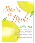 Lemon Bridal Cards ~ Citrus Lemon