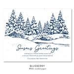 Snow Business Holiday Cards on seeded paper | Cozy Snow by Green Business Print