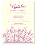 Wildflowers Bridal Shower Invitations ~ Crested Butte