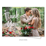 Premium Photo Thank You Notes foldover | Cuties heart (100% recycled paper)