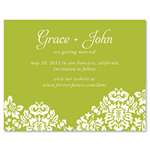 Damask Save the Date cards ~ Dan's Mask