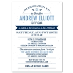 Contemporary Bar Mitzvah Invitations | El Clasico