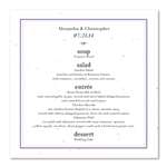 Elegant Frame Plantable Wedding Menus