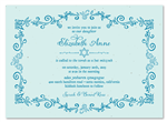 Tiffany Blue Bat Mitzvah Invitations ~ Enchanted