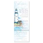 Beach Lighthouse Wedding Invitations with enchanting Light House