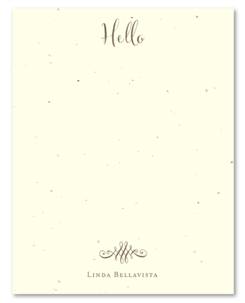 Unique Business Stationery on seeded paper - Everyday